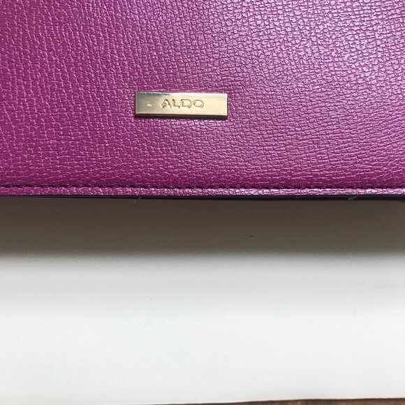 ALDO Magenta Structured Lady Bag | Pop of Color Statement Satchel - Picture 13 of 16